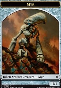 (image for) Myr // Bird (White) Double-sided Token